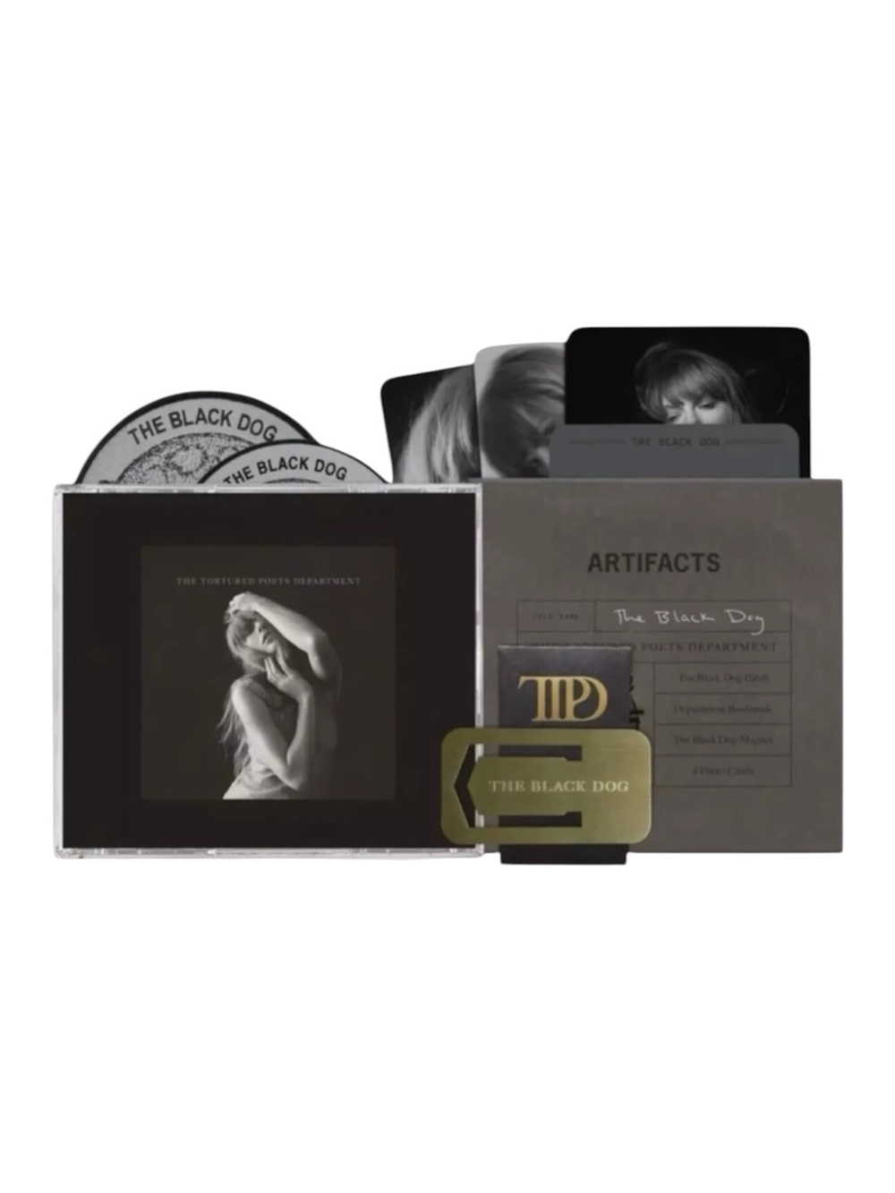 Taylor Swift The Tortured Poets Department Collectors Deluxe CD + The Black Dog